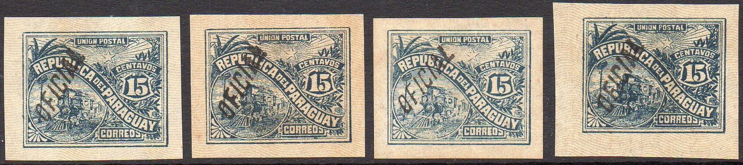 Paraguay 1886 Official Second Printing feature